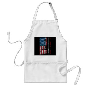 Amerikaanse Vlag Biljartstok Cute Tafelspel Grappi Standaard Schort