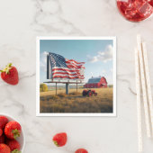 Amerikaanse vlag billboard op het Boerderij Servet (Insitu)