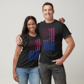 Amerikaanse vlag Bisexual Bi Pride Lgbtq T-shirt (Unisex)