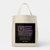 Amerikaanse vlag Bitcoin BTC Revolution Grappige C Tote Bag (Achterkant)