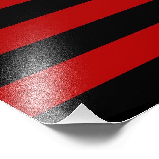 Amerikaanse vlag Black Red White Foto Afdruk (Hoek)