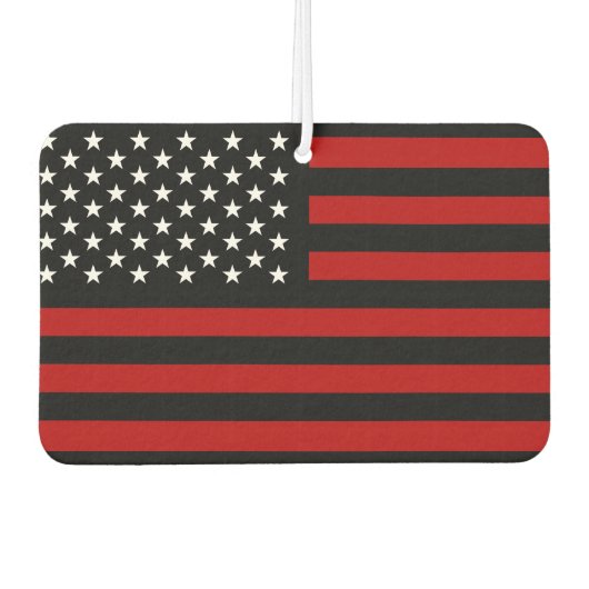 Amerikaanse vlag Black Red White Luchtverfrisser (Voorkant)