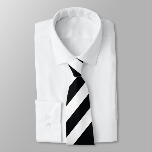 Amerikaanse vlag Black White Stropdas (Gebonden)