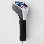 Amerikaanse vlag Blad Eagle Golfheadcover (Schuin)
