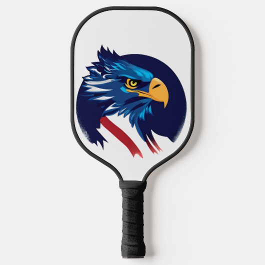 Amerikaanse vlag Blad Eagle Pickleball Paddle (Voorkant)