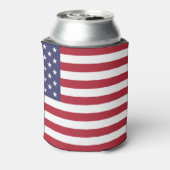 Amerikaanse vlag blikjeskoeler (Blikje Achterkant)