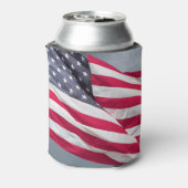 Amerikaanse vlag blikjeskoeler (Blikje Achterkant)