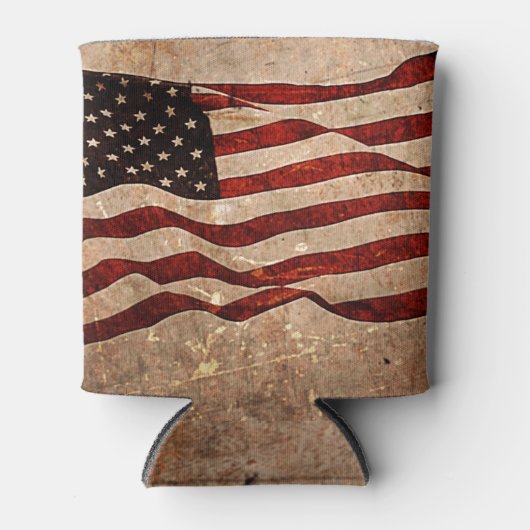 Amerikaanse  vlag blikjeskoeler (Voorkant)