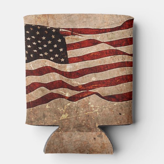 Amerikaanse  vlag blikjeskoeler (Achterkant)