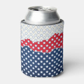Amerikaanse vlag blikjeskoeler (Blikje Voorkant)