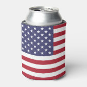 Amerikaanse vlag blikjeskoeler (Blikje Voorkant)