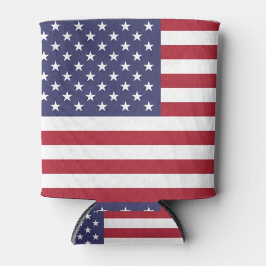 Amerikaanse vlag blikjeskoeler (Voorkant)
