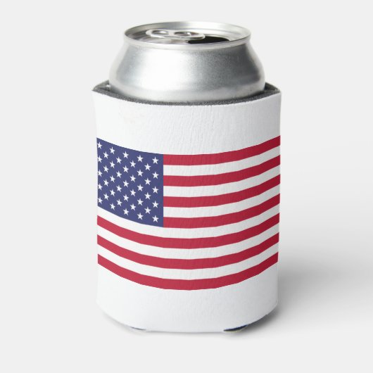 Amerikaanse vlag blikjeskoeler (Blikje Achterkant)