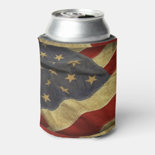 Amerikaanse vlag blikjeskoeler (Blikje Achterkant)