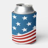 Amerikaanse vlag blikjeskoeler (Blikje Voorkant)