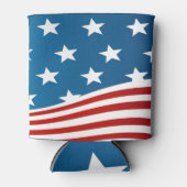 Amerikaanse vlag blikjeskoeler (Voorkant)