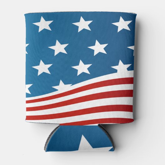 Amerikaanse vlag blikjeskoeler (Voorkant)