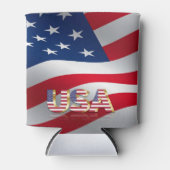 Amerikaanse vlag blikjeskoeler (Voorkant)