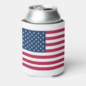 Amerikaanse vlag blikjeskoeler (Blikje Achterkant)