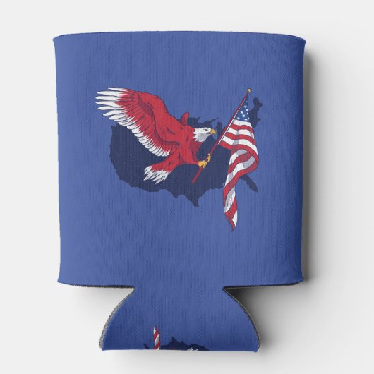 Amerikaanse vlag blikjeskoeler (Achterkant)