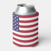 Amerikaanse vlag blikjeskoeler (Blikje Voorkant)