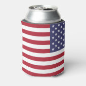 Amerikaanse vlag blikjeskoeler (Blikje Achterkant)