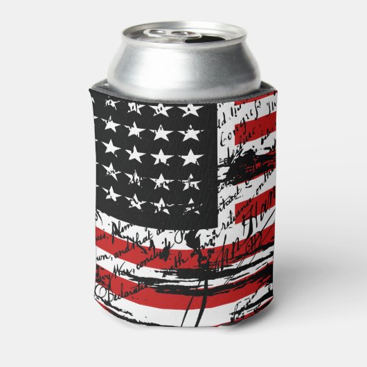 Amerikaanse vlag Blikjeskoeler (Blikje Achterkant)