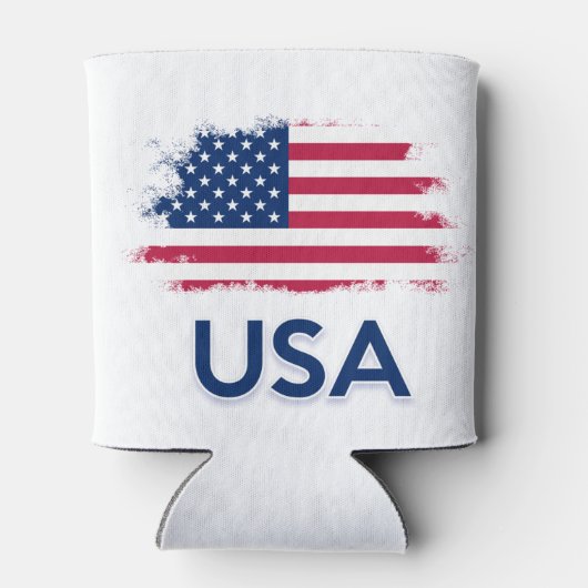 Amerikaanse vlag blikjeskoeler (Achterkant)