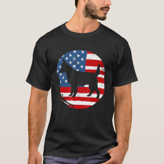 Amerikaanse Vlag Blue Heeler Rode Australische Cat T-shirt