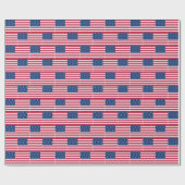 Amerikaanse vlag Blurred Cadeaupapier (Vlak)