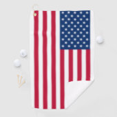 Amerikaanse vlag Blurred Golfhanddoek (Insitu)