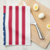 Amerikaanse vlag Blurred Theedoek (Quarter Fold)