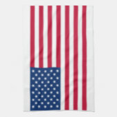 Amerikaanse vlag Blurred Theedoek (Verticaal)