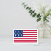 Amerikaanse vlag Blurred Visitekaartje (Staand voorkant)