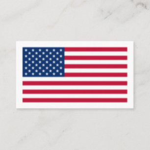 Amerikaanse vlag Blurred Visitekaartje