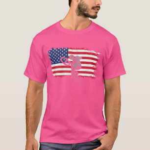 Amerikaanse vlag BMX Kleding BMX T-shirt