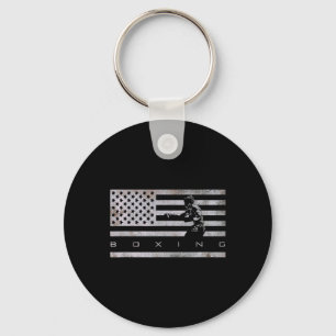 Amerikaanse Vlag Bokskleding - Boksen 1 Sleutelhanger