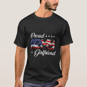 Amerikaanse vlag: Bold Proud Army Vriendin T-shirt