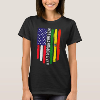 Amerikaanse vlag & Bolivia vlag beste oma ooit Fa T-shirt