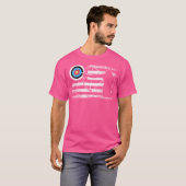 Amerikaanse vlag boogschieten t-shirt (Voorkant volledig)