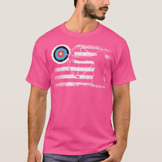 Amerikaanse vlag boogschieten t-shirt