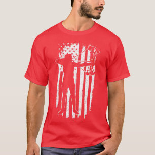 Amerikaanse vlag boogschieten t-shirt