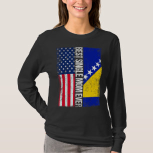 Amerikaanse vlag & Bosnië en Herzegovina vlag best T-shirt