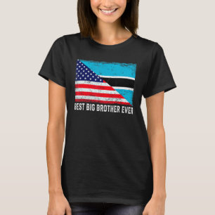 Amerikaanse vlag Botswana vlag beste grote broer o T-shirt