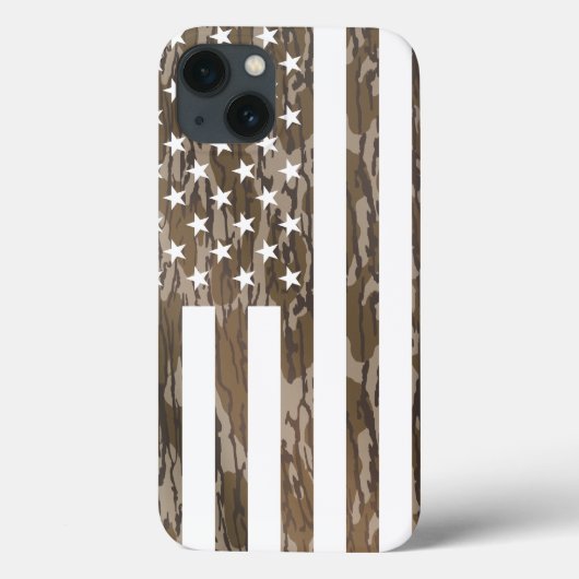 Amerikaanse vlag Bottomland Camo Vlag van de Veren Case-Mate iPhone Case (Achterkant)