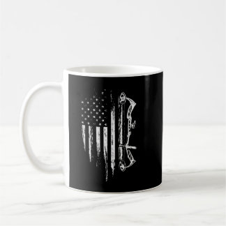Amerikaanse vlag Bowhunting bow Archery Gift for D Koffiemok
