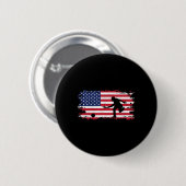Amerikaanse vlag Bowling Apparel - Bowling Ronde Button 5,7 Cm (Voorkant /achterkant)