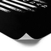  Amerikaanse vlag Bowling Dad Bowler Poster (Hoek)