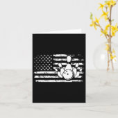 Amerikaanse vlag Bowling Kaart (Gele Bloem)