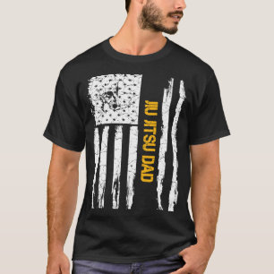  Amerikaanse vlag Braziliaanse Jiu Jitsu Dad T-shirt
